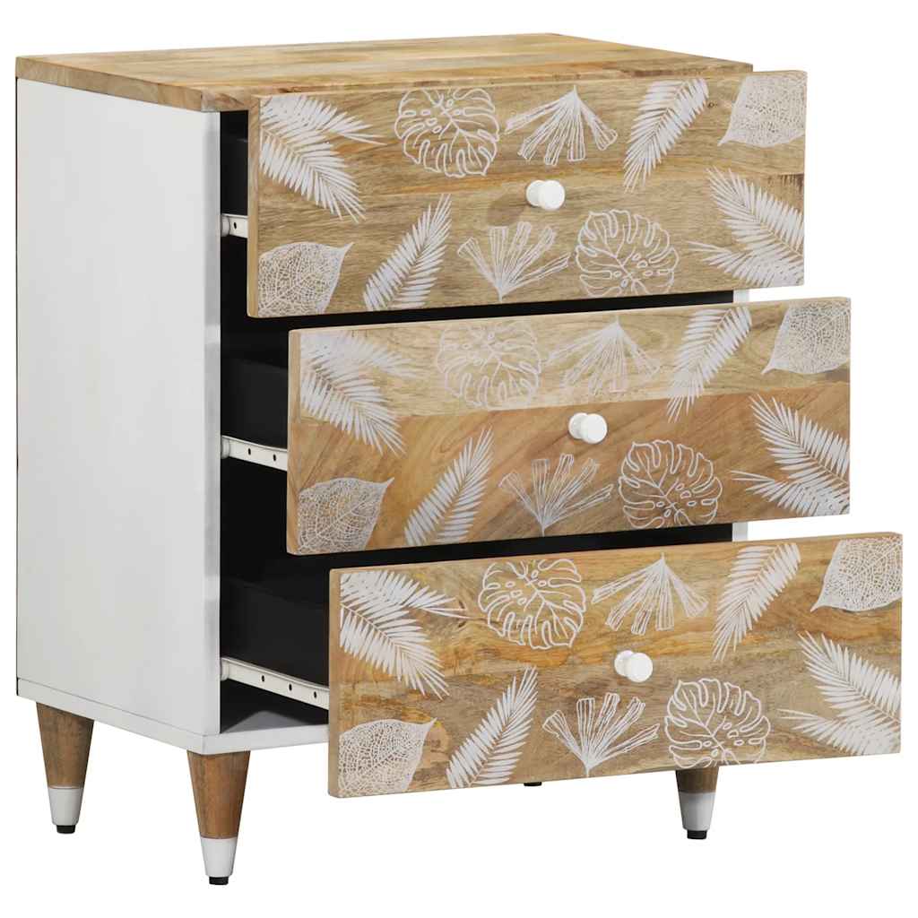Bedside Cabinet 50X33X60 Cm Solid Wood Mango