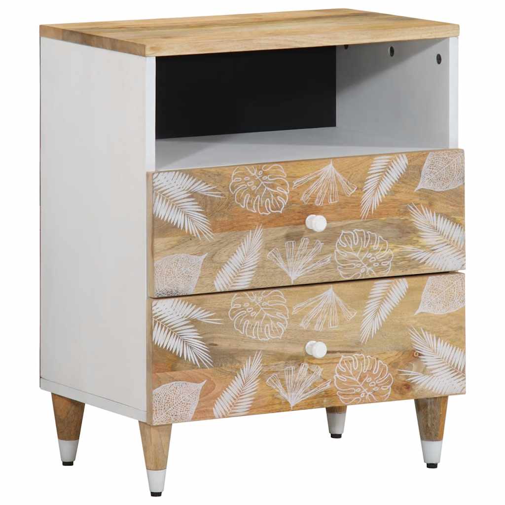 Bedside Cabinet 50X33X60 Cm Solid Wood Mango