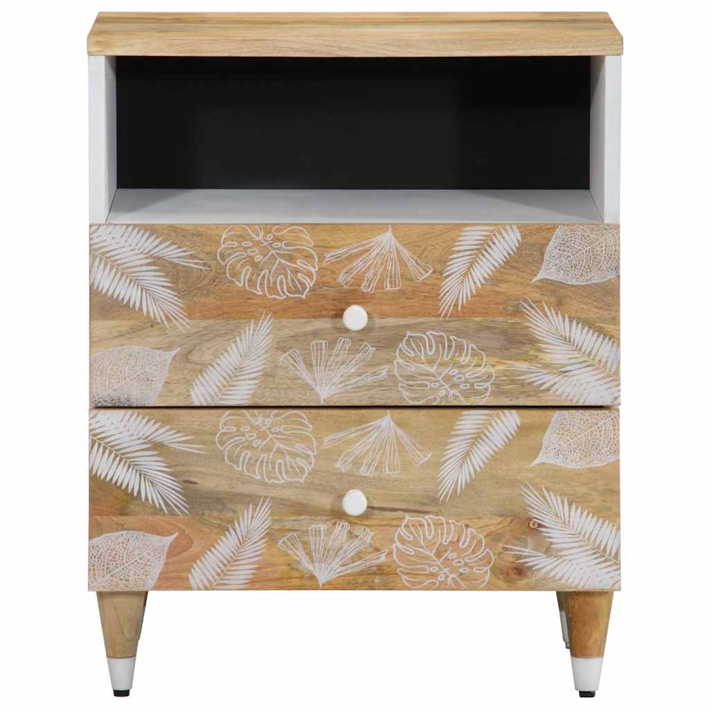 Bedside Cabinet 50X33X60 Cm Solid Wood Mango
