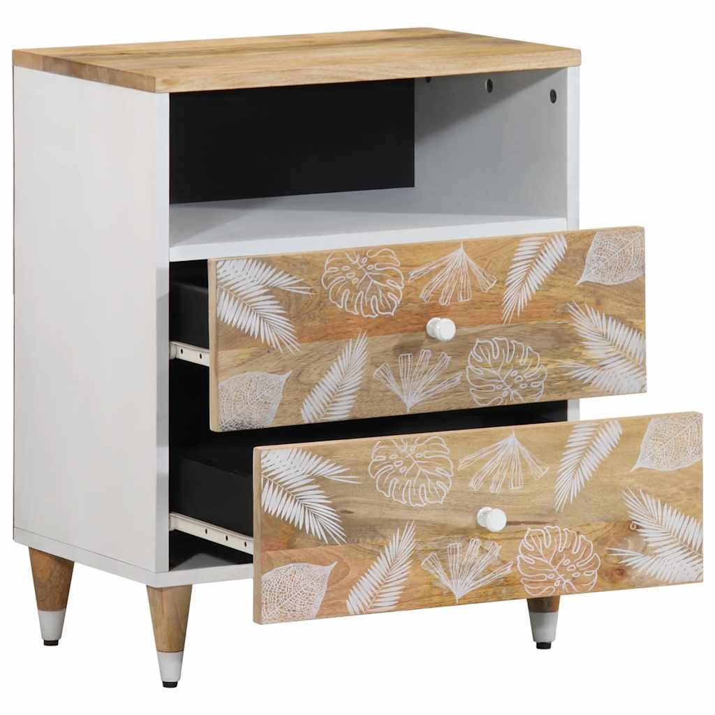 Bedside Cabinet 50X33X60 Cm Solid Wood Mango