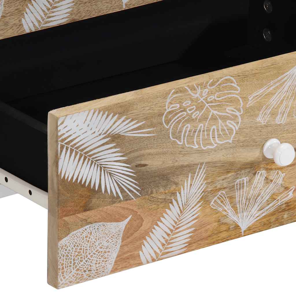 Bedside Cabinet 50X33X60 Cm Solid Wood Mango