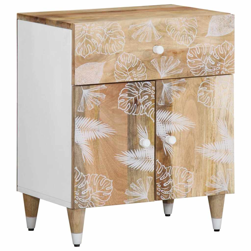 Bedside Cabinet 50X33X60 Cm Solid Wood Mango