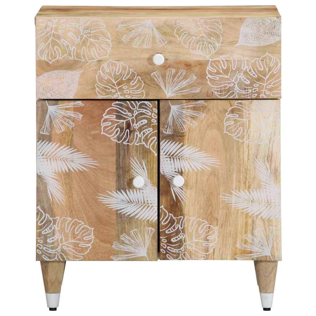 Bedside Cabinet 50X33X60 Cm Solid Wood Mango