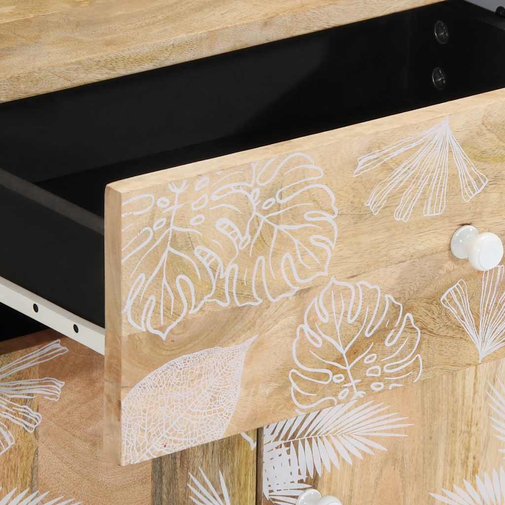 Bedside Cabinet 50X33X60 Cm Solid Wood Mango