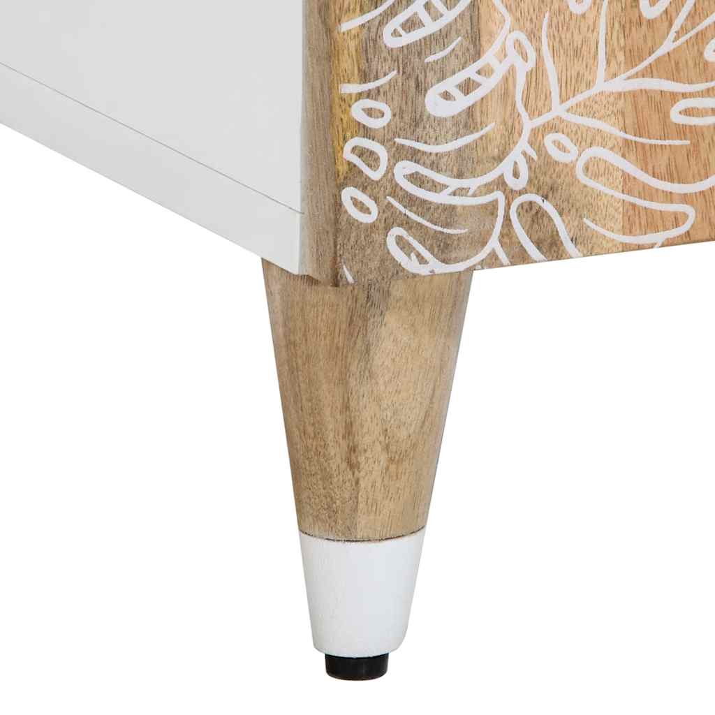 Bedside Cabinet 50X33X60 Cm Solid Wood Mango