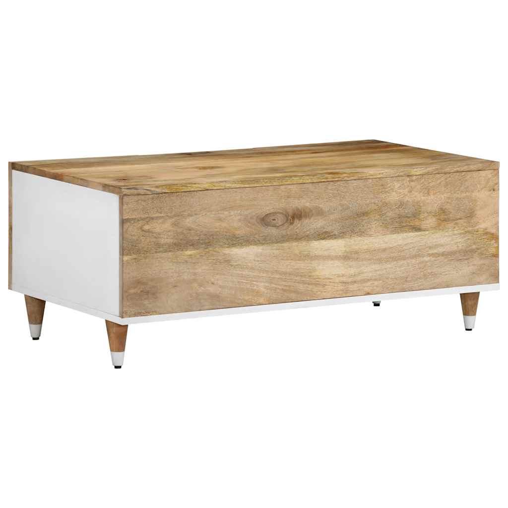 Coffee Table 100X54X40 Cm Solid Wood Mango