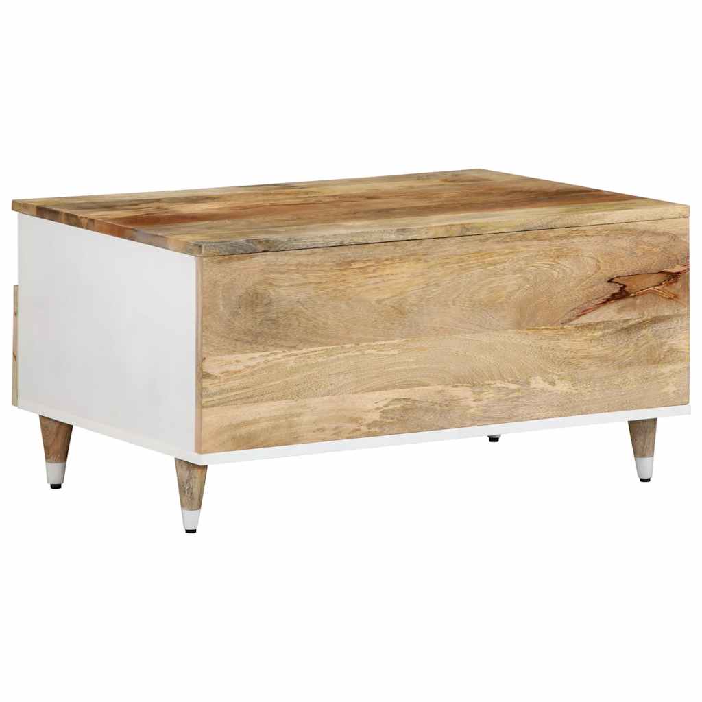 Coffee Table 80X54X40 Cm Solid Wood Mango