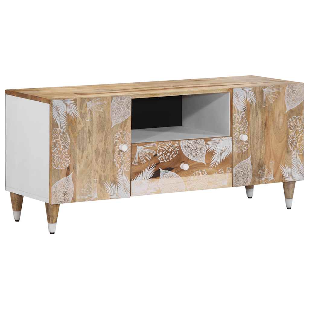 Tv Cabinet 105X33.5X46 Cm Solid Wood Mango