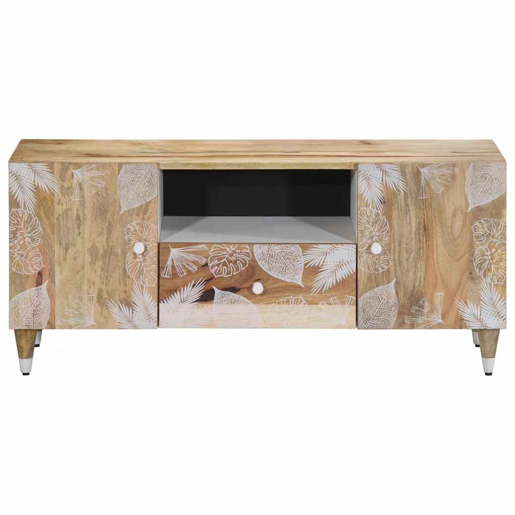Tv Cabinet 105X33.5X46 Cm Solid Wood Mango