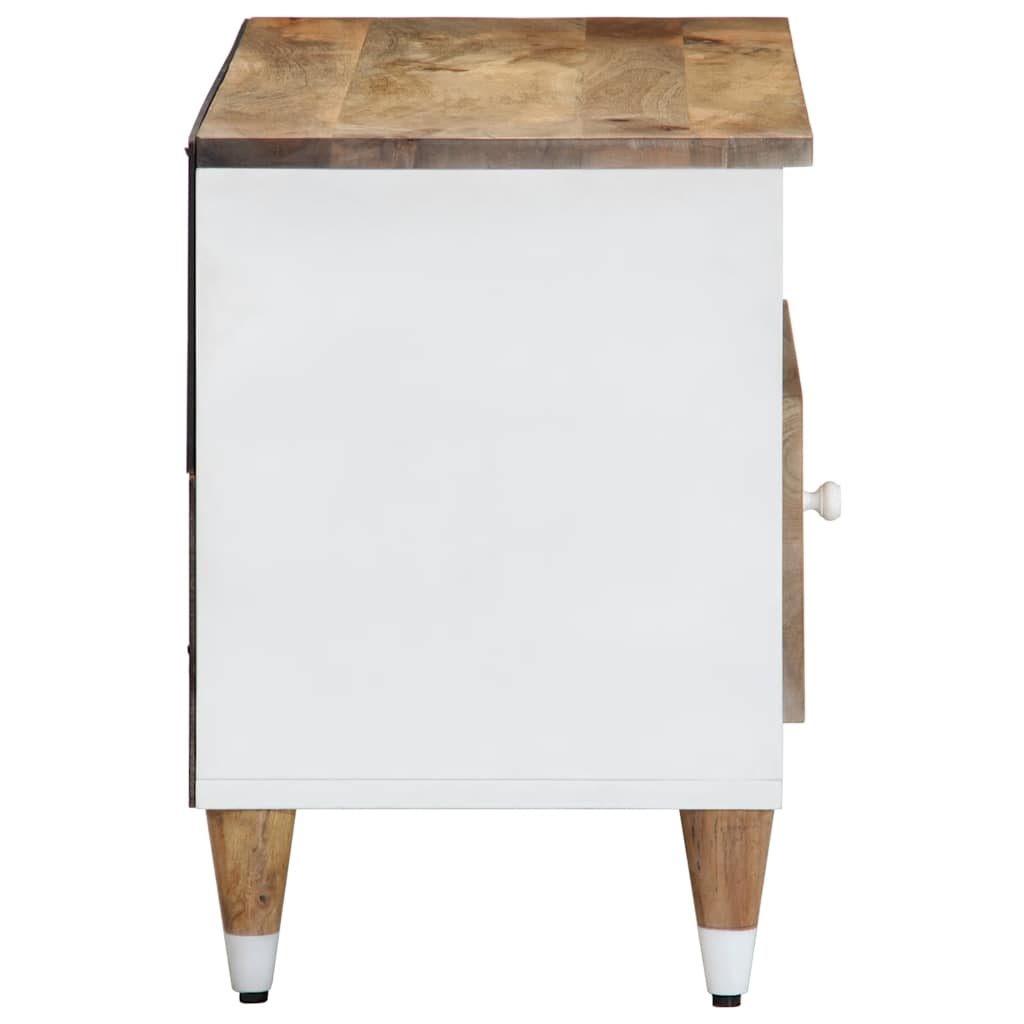 Tv Cabinet 80X33.5X46 Cm Solid Wood Mango