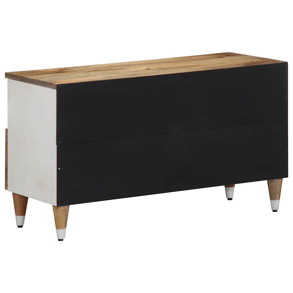 Tv Cabinet 80X33.5X46 Cm Solid Wood Mango
