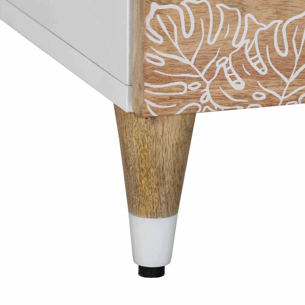 Tv Cabinet 100X33.5X46 Cm Solid Wood Mango