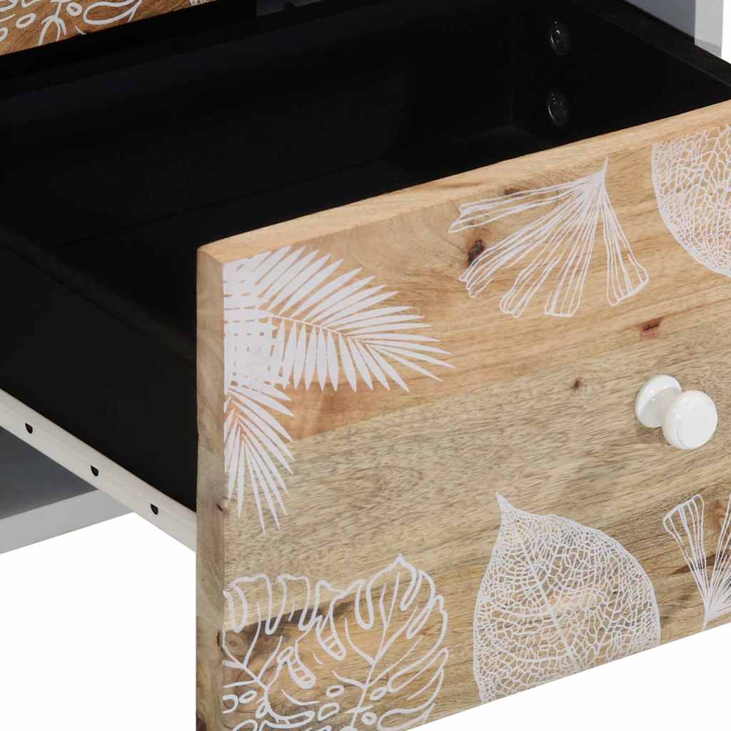 Sideboard 40X33.5X75 Cm Solid Wood Mango