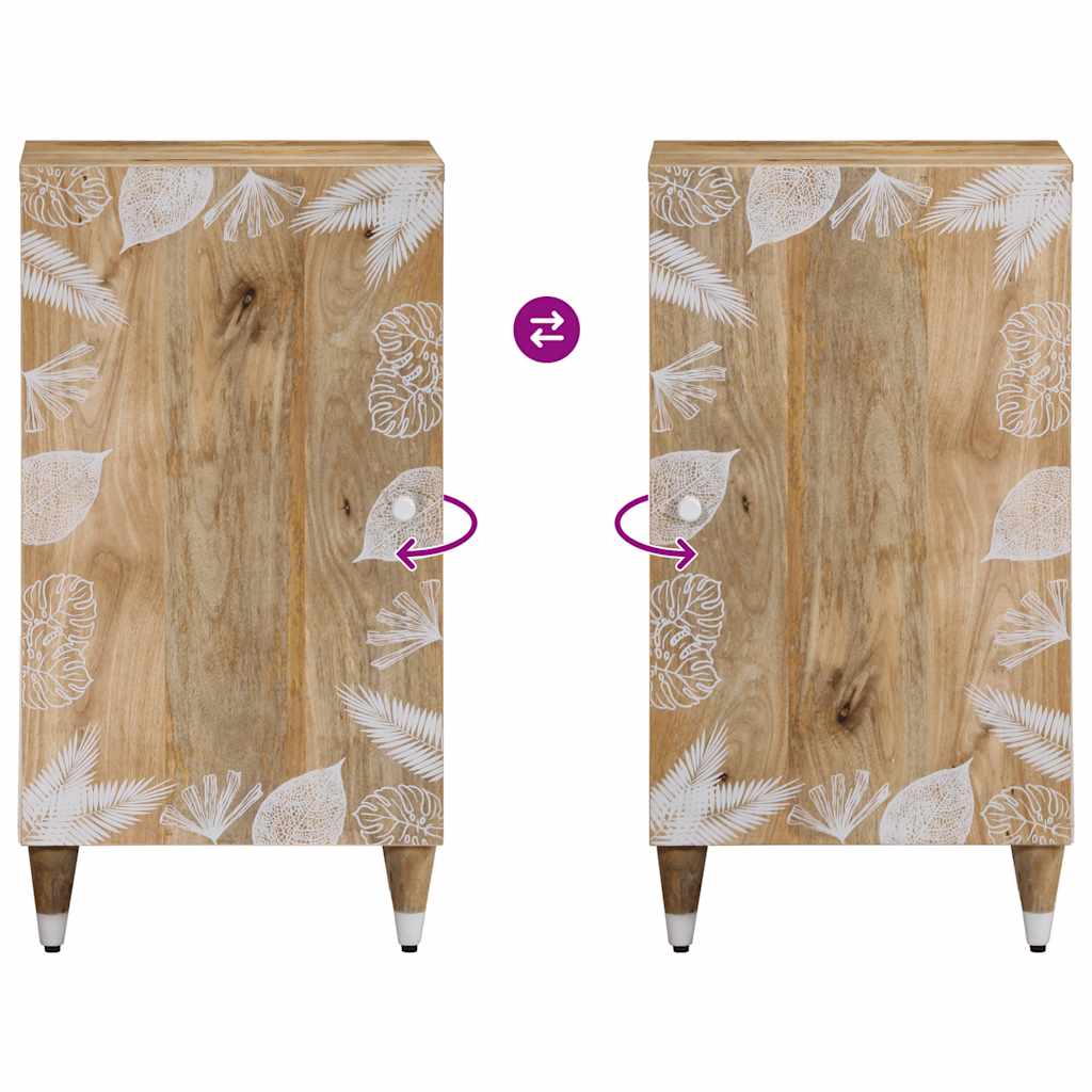 Sideboard 40X33.5X75 Cm Solid Wood Mango