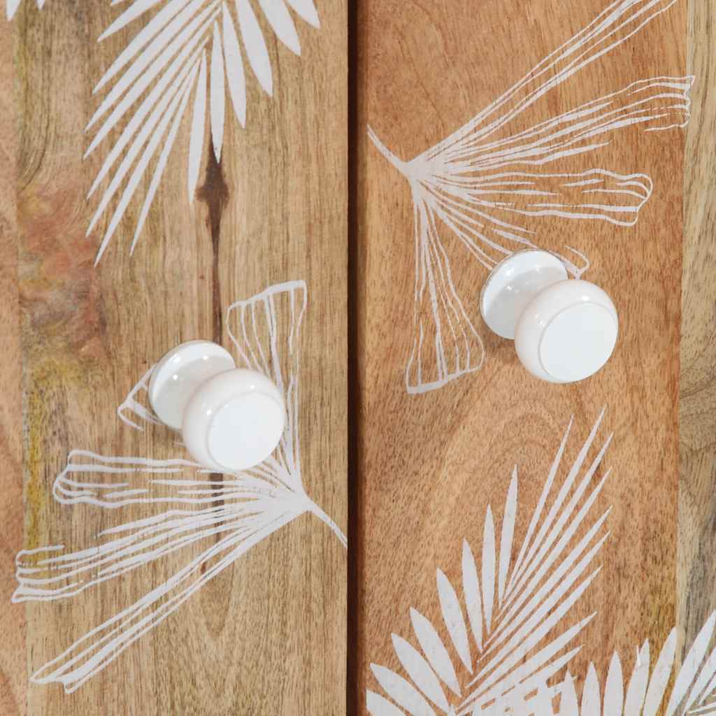 Sideboard 60X33.5X75 Cm Solid Wood Mango