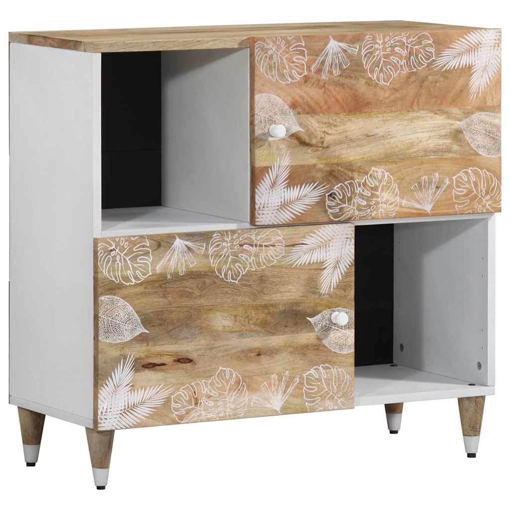 Sideboard 80X33.5X75 Cm Solid Wood Mango