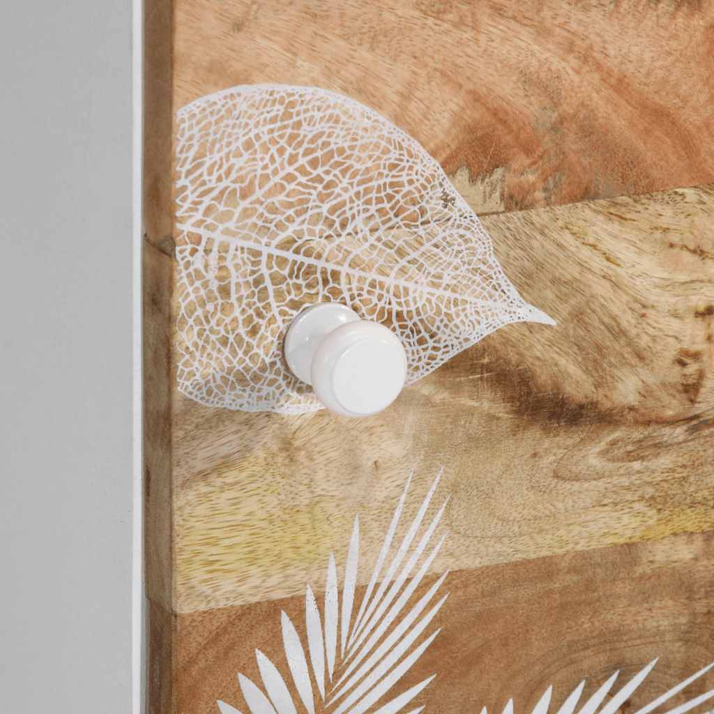 Sideboard 80X33.5X75 Cm Solid Wood Mango