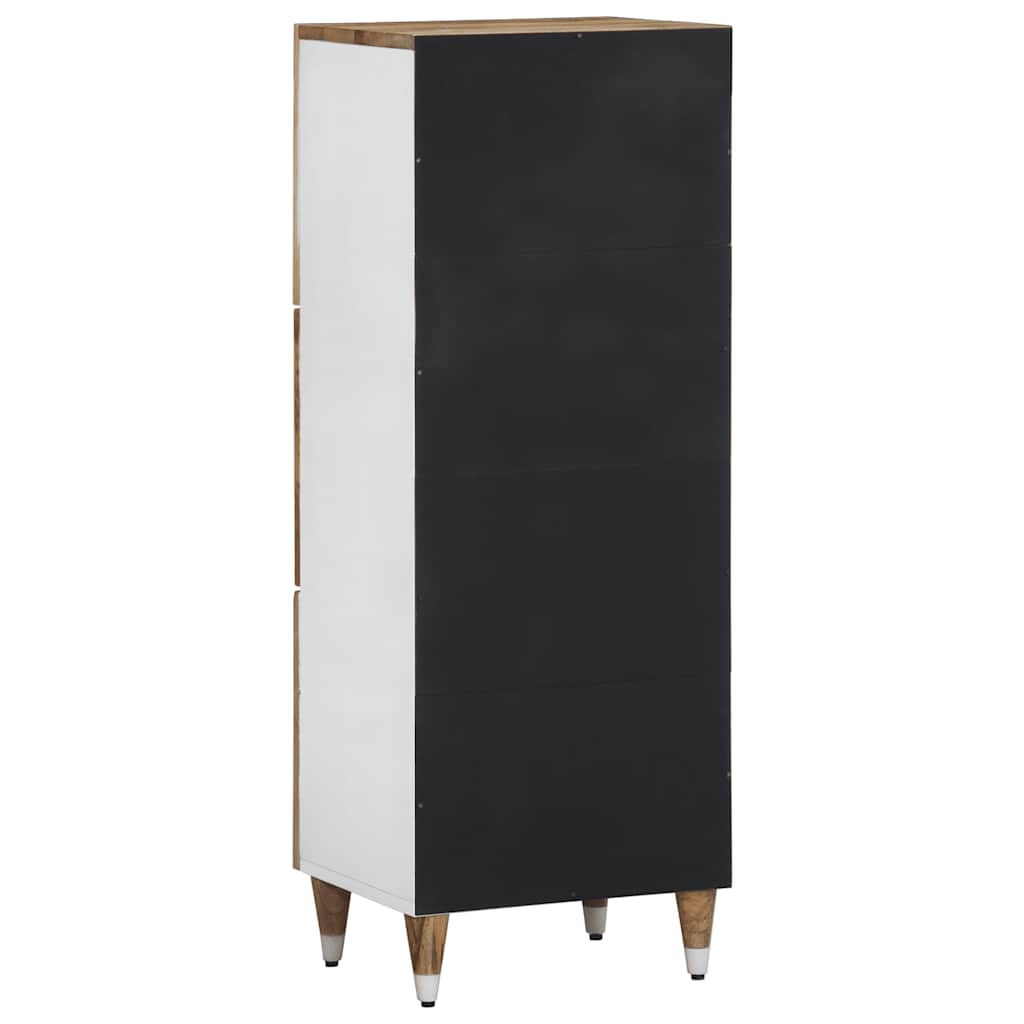 Highboard 40X33.5X110 Cm Solid Wood Mango