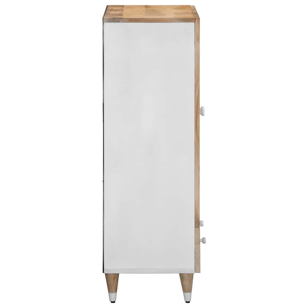 Highboard 60X33.5X100 Cm Solid Wood Mango