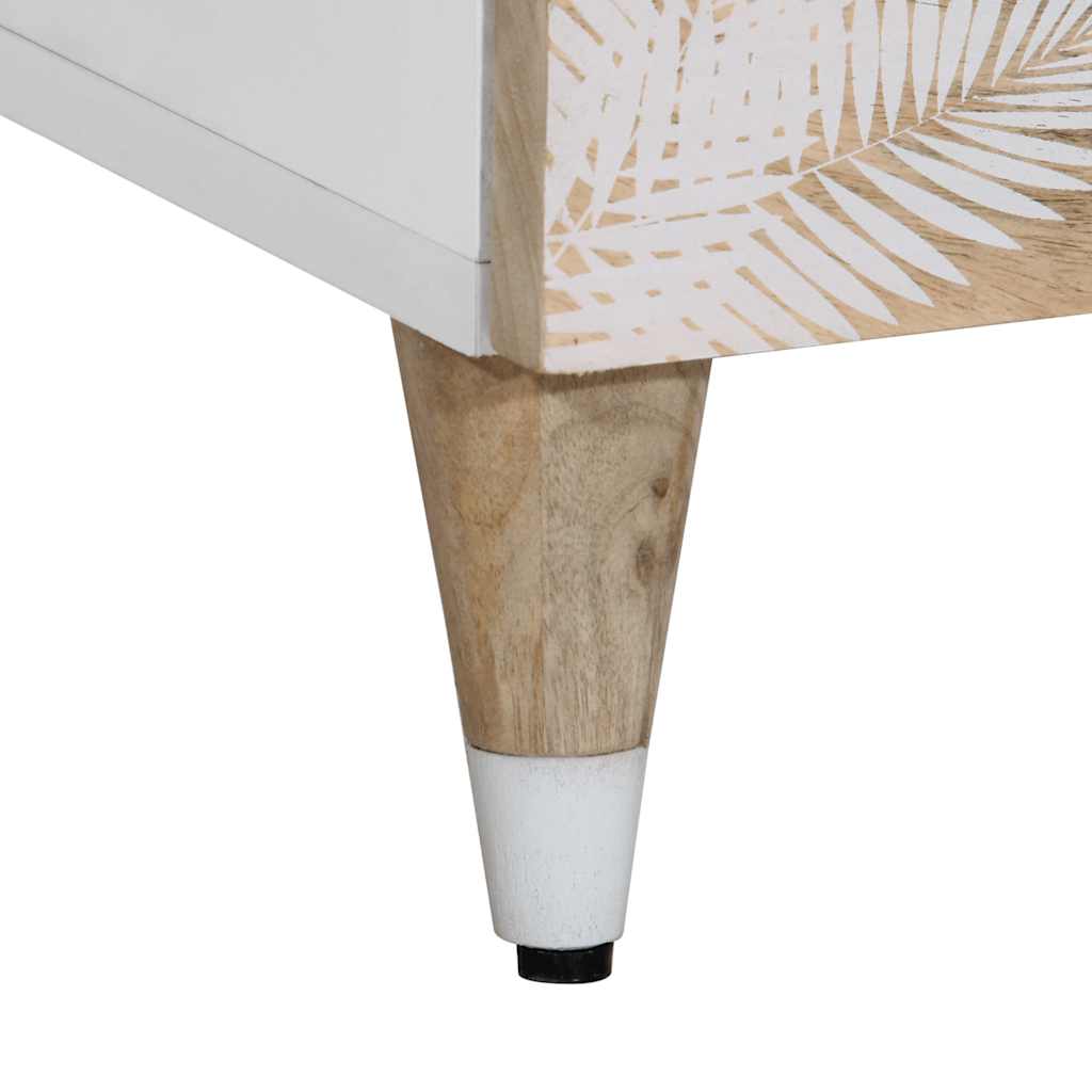 Highboard 60X33.5X100 Cm Solid Wood Mango