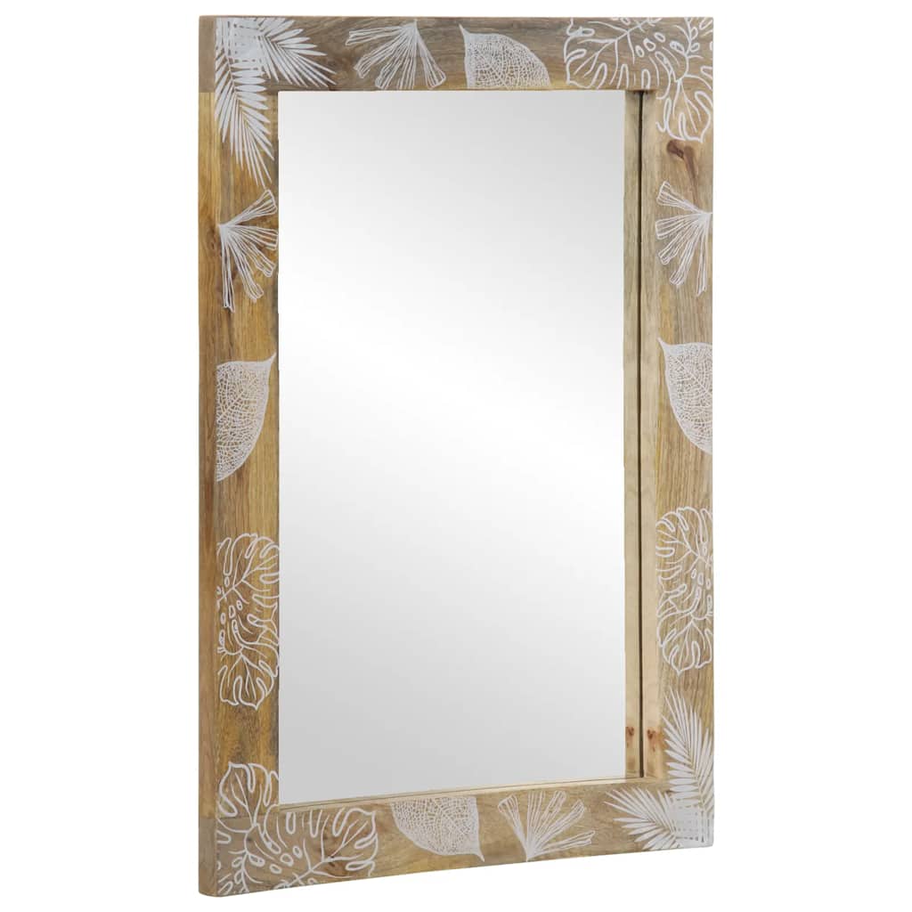Bathroom Mirror 50X3X70 Cm Solid Wood Mango