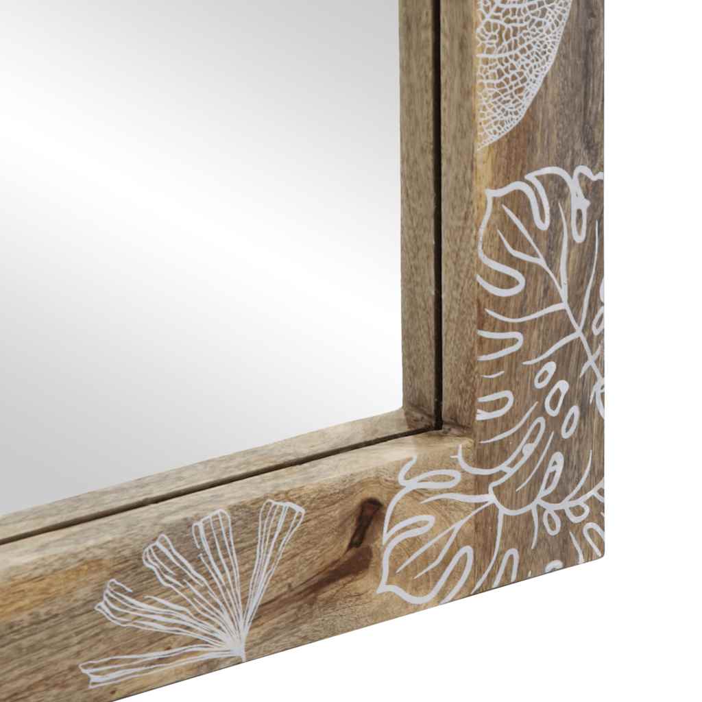 Bathroom Mirror 50X3X70 Cm Solid Wood Mango