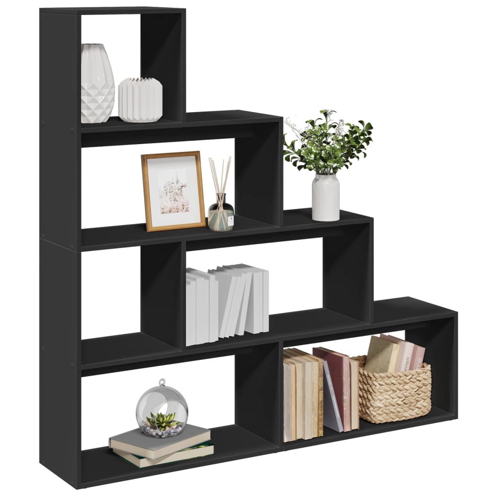 Room Divider Bookcase 4-Tier 143.5X29X Engineered Wood