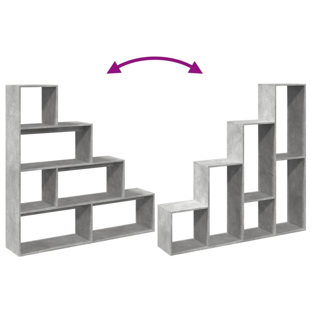 Room Divider Bookcase 4-Tier 143.5X29X Engineered Wood