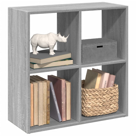 Room Divider Bookcase 69.5X29X Engineered Wood