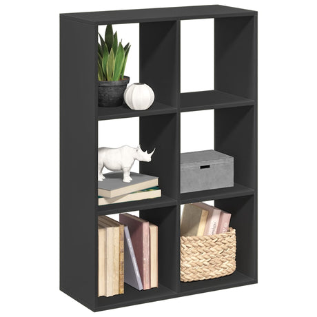 Room Divider Bookcase 69.5X29X Engineered Wood