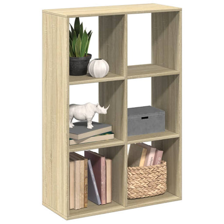 Room Divider Bookcase 69.5X29X Engineered Wood