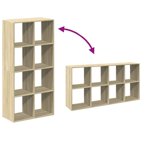Room Divider Bookcase 69.5X29X Engineered Wood