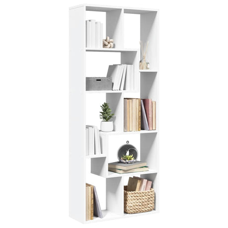Room Divider Bookcase 67X25X161.5 Cm Engineered Wood
