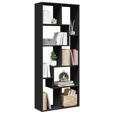 Room Divider Bookcase 67X25X161.5 Cm Engineered Wood