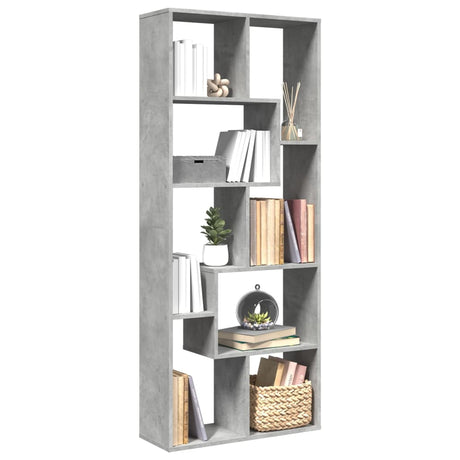 Room Divider Bookcase 67X25X161.5 Cm Engineered Wood