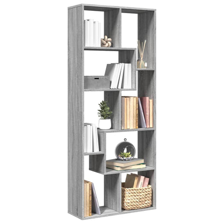 Room Divider Bookcase 67X25X161.5 Cm Engineered Wood