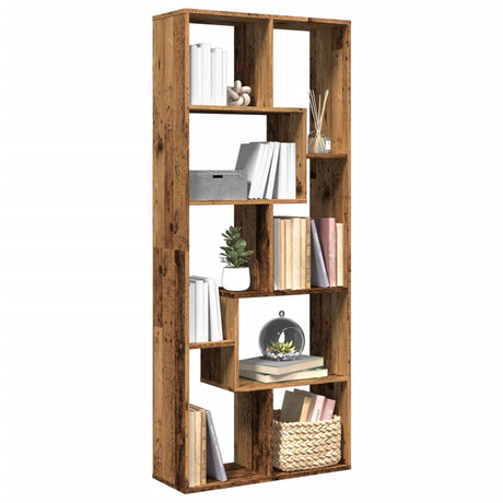 Room Divider Bookcase 67X25X161.5 Cm Engineered Wood