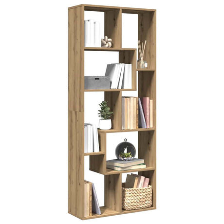 Room Divider Bookcase 67X25X161.5 Cm Engineered Wood