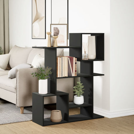 Room Divider Bookcase 92X29X Engineered Wood