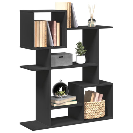 Room Divider Bookcase 92X29X Engineered Wood