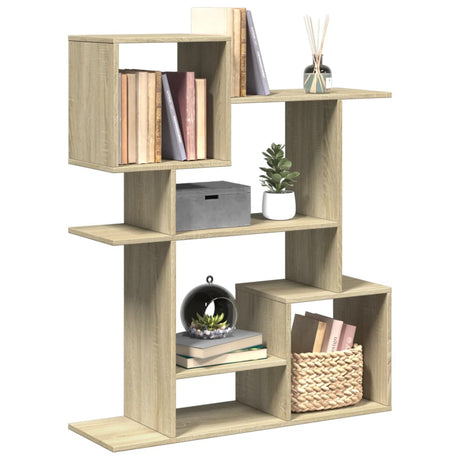 Room Divider Bookcase 92X29X Engineered Wood