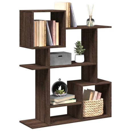 Room Divider Bookcase 92X29X Engineered Wood