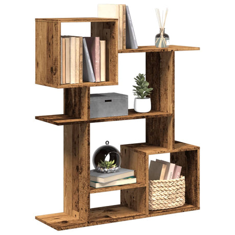 Room Divider Bookcase 92X29X Engineered Wood