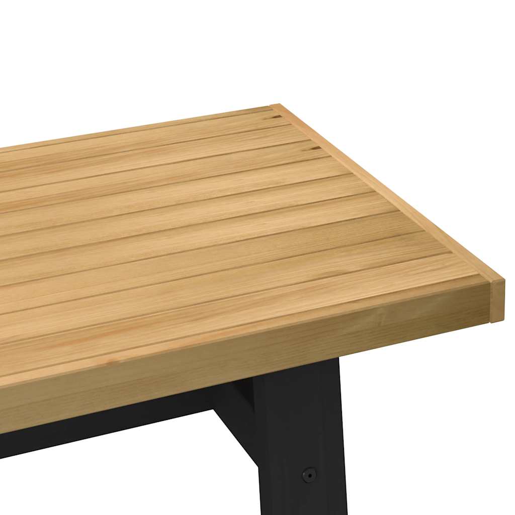 Coffee Table Noain A-Shaped Legs 120X60X40 Cm Solid Wood Pine