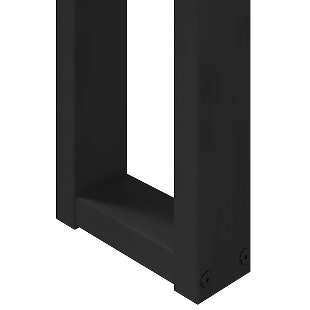 Console Table Noain U-Shaped Legs 120X30X75 Cm Solid Wood Pine