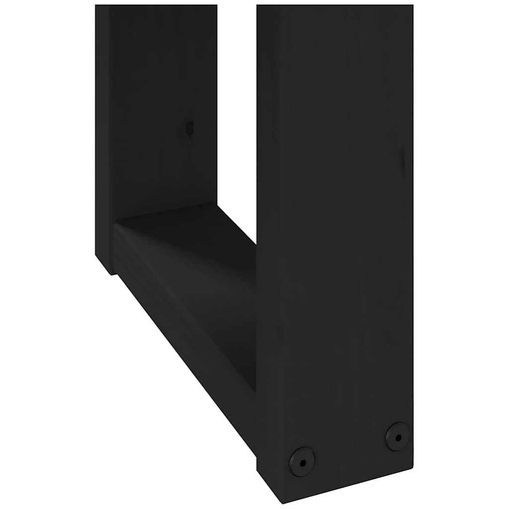 Dining Bench Noain U-Shaped Legs 180X40X45 Cm Solid Wood Pine