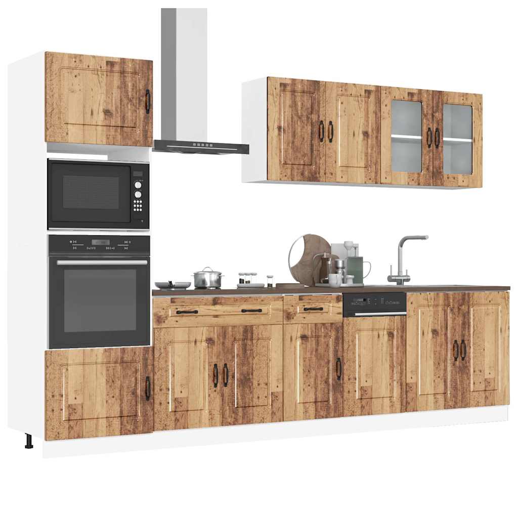 7 Piece Kitchen Cabinet Set Kalmar Engineered Wood