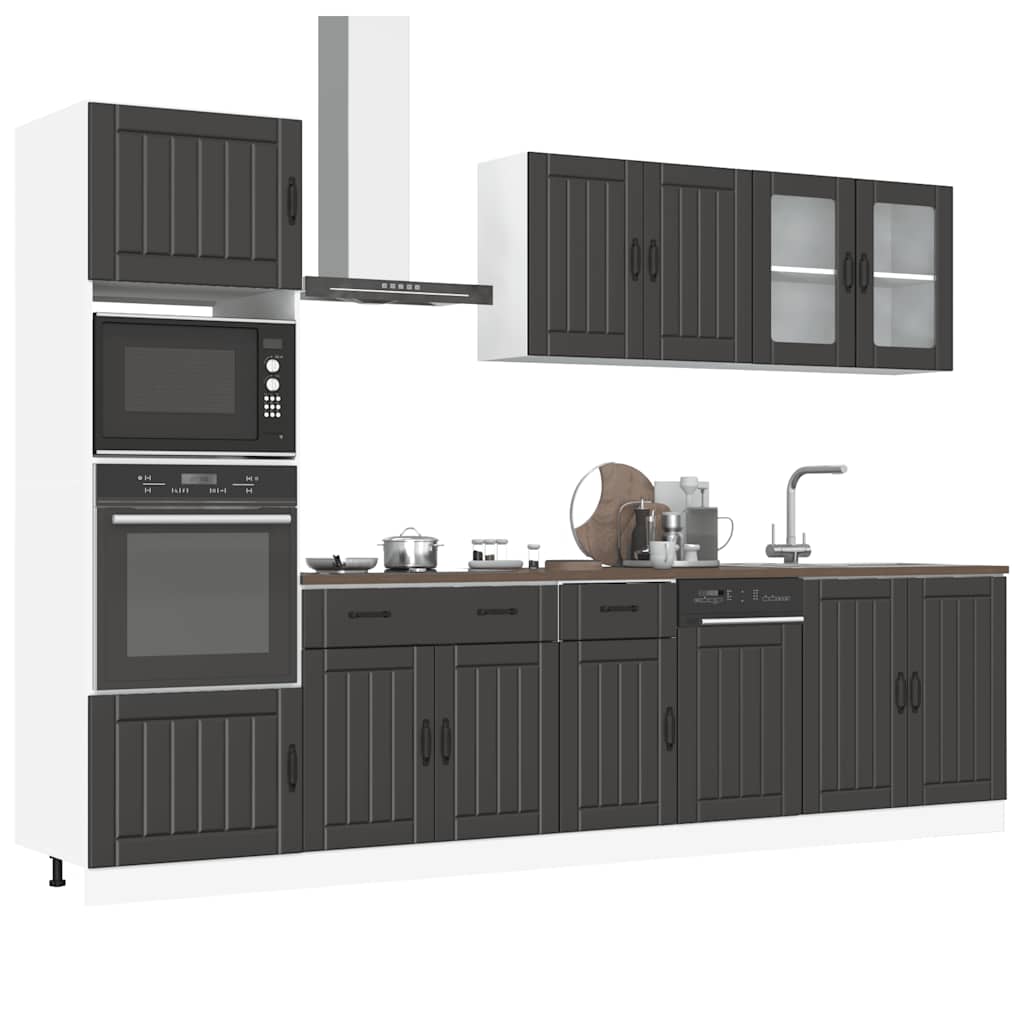 7 Piece Kitchen Cabinet Set Kalmar Engineered Wood