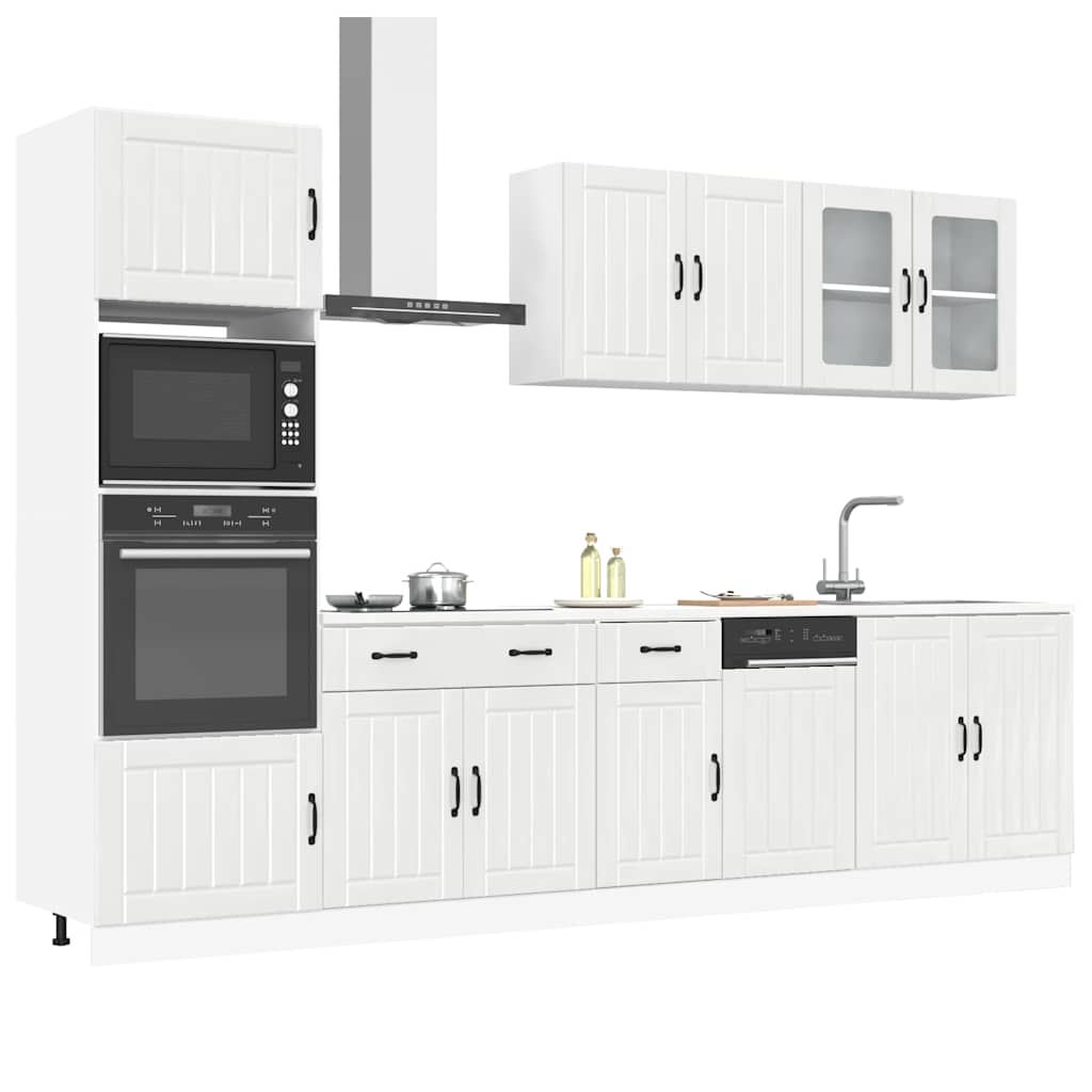 7 Piece Kitchen Cabinet Set Kalmar Engineered Wood