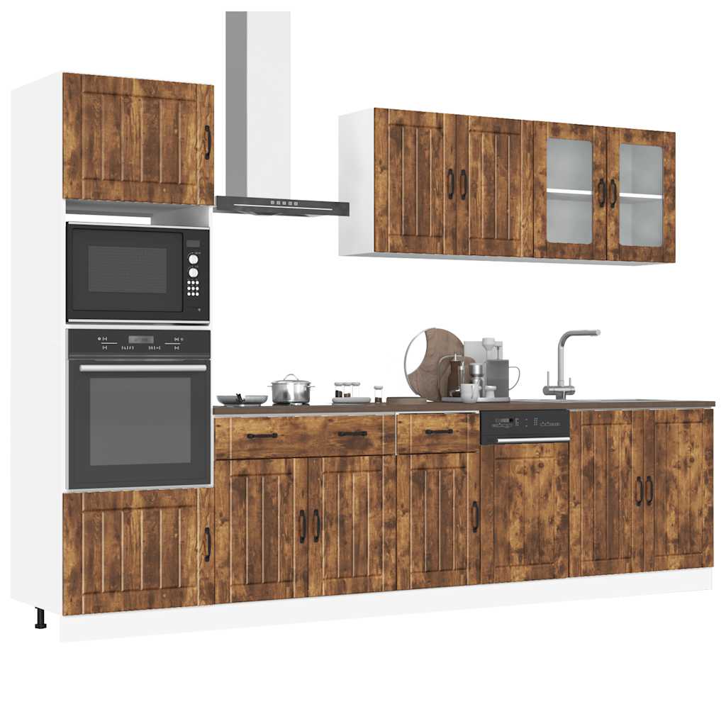 7 Piece Kitchen Cabinet Set Kalmar Engineered Wood